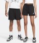 NIKE Sportswear Club Fleece Mid-rise Shorts Sportshorts Kleding black white maat: S beschikbare maaten:S M L - Thumbnail 3