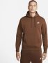 Nike Fleece Hoodie met Trekkoordcapuchon Brown Heren - Thumbnail 1