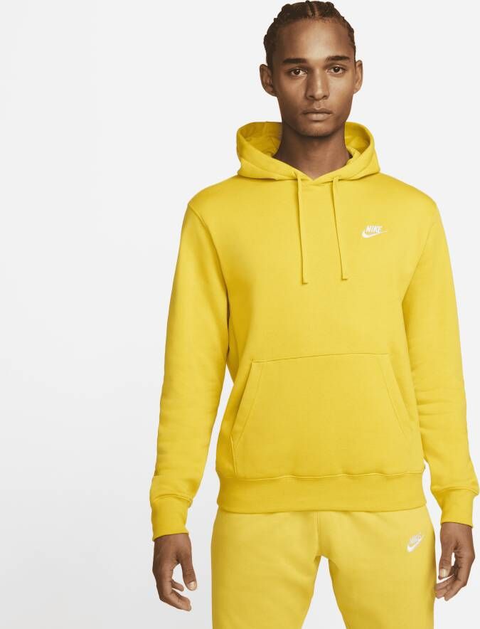 Nike Sportswear Club Fleece Hoodie Geel