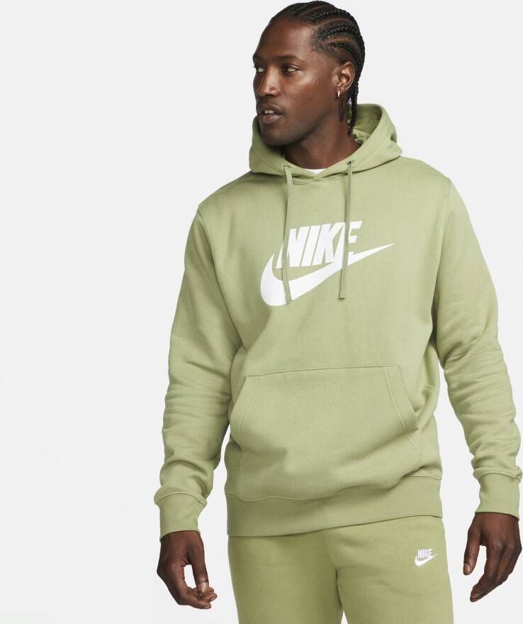 Nike Sportswear Club Fleece Hoodie met graphic voor heren Groen