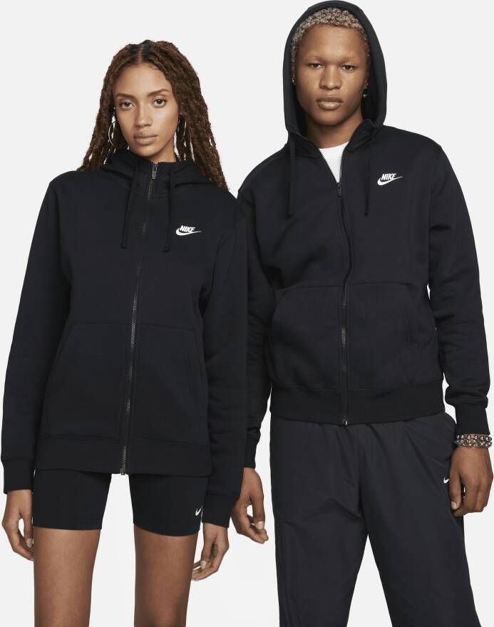 Nike Sportswear Club Fleece Crew Sweaters Kleding black white maat: XXL beschikbare maaten:XS S M L XL XXL