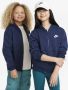 Nike Sportswear Club Fleece hoodie met rits voor kids Blauw - Thumbnail 1