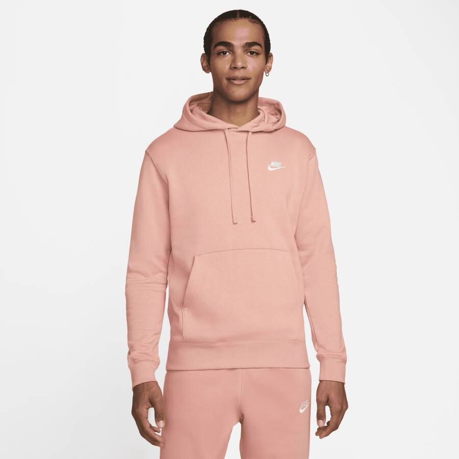 Nike Sportswear Club Fleece Hoodie Orange Heren