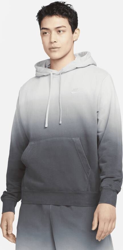 Nike Sportswear Club Fleece+ Hoodie van sweatstof met dip-dye-effect voor heren Grijs