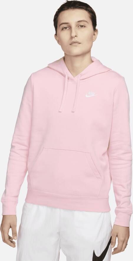 Nike Sportswear Club Fleece Hoodie voor dames Roze