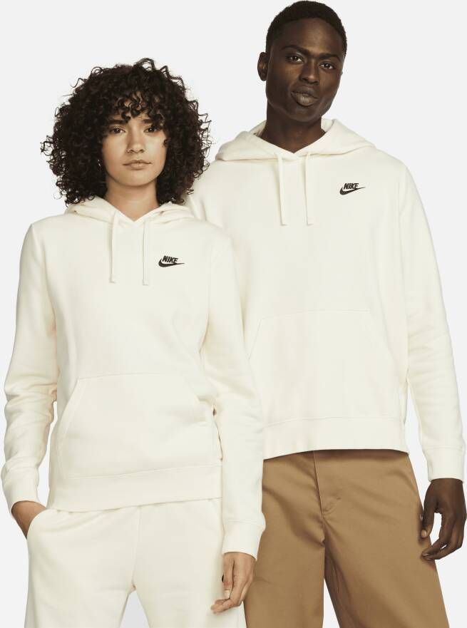 Nike Sportswear Club Fleece Hoodie voor dames Wit