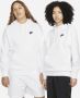 Nike Sportswear Fleece Hoodie White Dames - Thumbnail 3