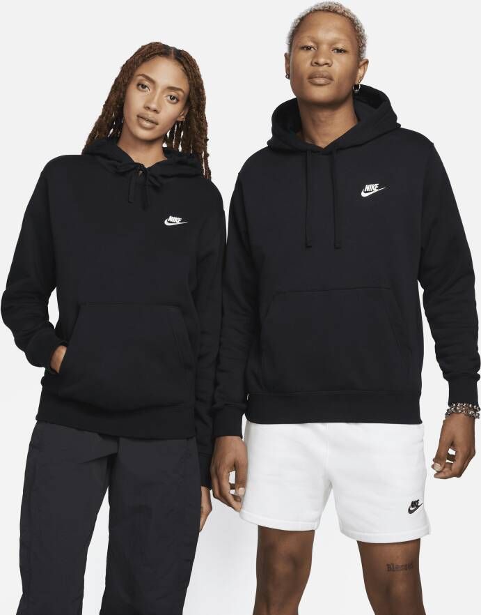 Nike Sportswear Club Fleece Crew Sweaters Kleding black white maat: XS beschikbare maaten:XS S M L XL XXL - Foto 2