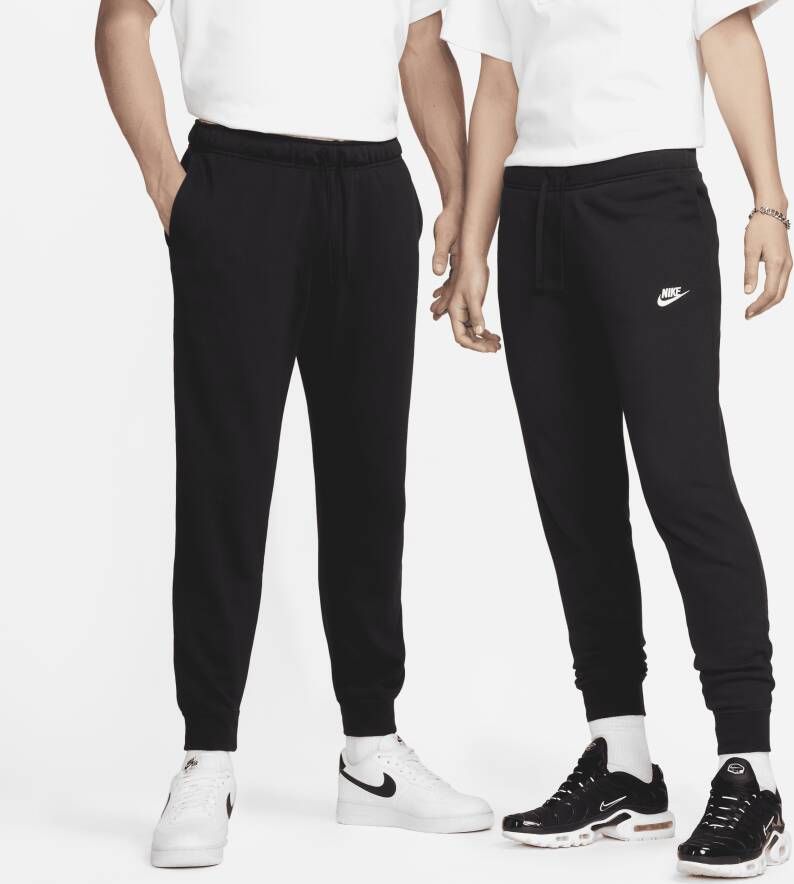 Nike Sportswear Club Fleece Joggingbroek met halfhoge taille voor dames Zwart