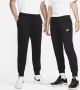 Nike Sportswear Club Fleece Joggingbroek met halfhoge taille voor dames Zwart - Thumbnail 4
