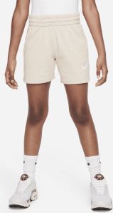 Nike Sportswear Club Fleece meisjesshorts van sweatstof (13 cm) Bruin
