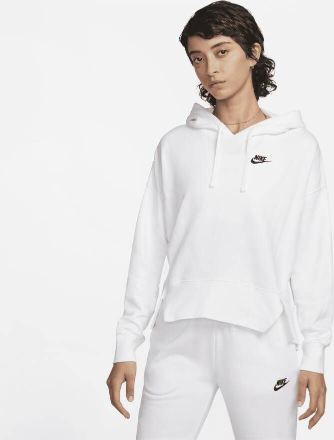 Nike Oversized Hoodie Sportswear Club Fleece White Dames