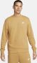 Nike Sportswear Club Fleece Shirt met ronde hals Bruin - Thumbnail 2