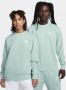 Nike Sportswear Club Crew Basketball Pullover Sweaters Kleding mineral white maat: XL beschikbare maaten:XS S M L XL - Thumbnail 2