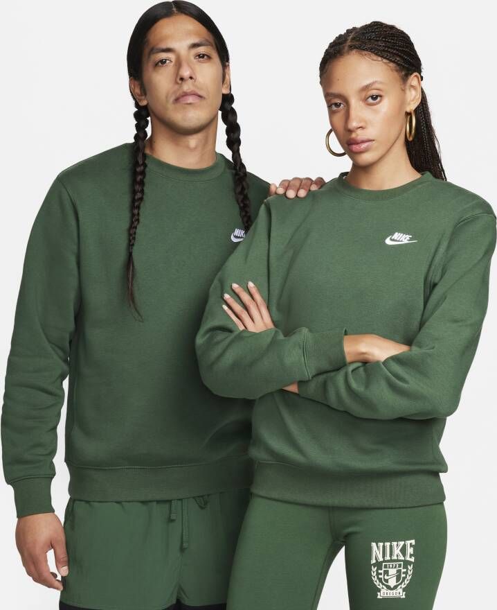 Nike Sportswear Club Fleece Herentop met ronde hals Groen