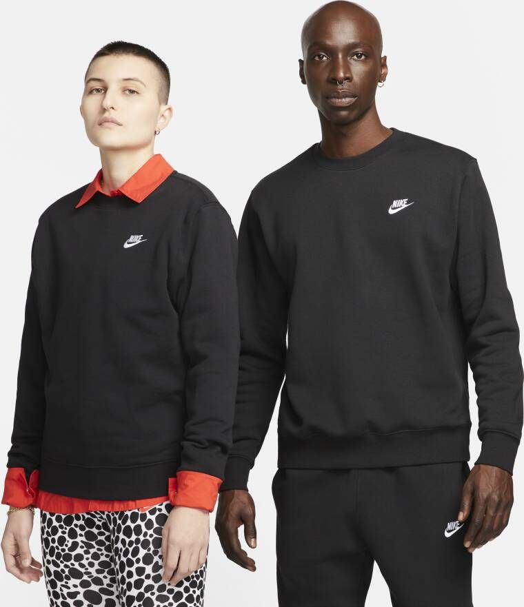Nike Sportswear Club Fleece Crew Sweaters Kleding black white maat: XS beschikbare maaten:XS S M L XL XXL - Foto 11