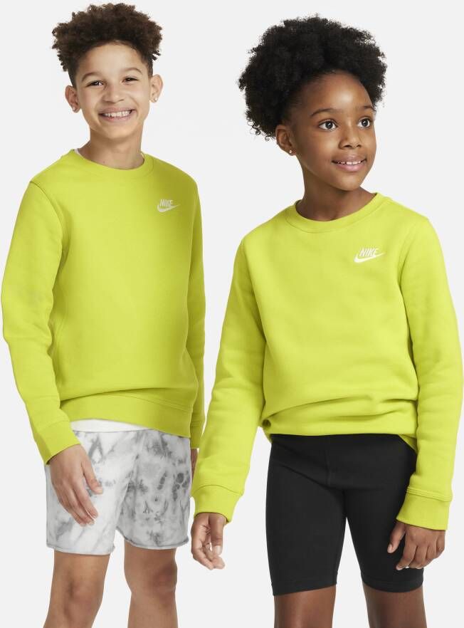 Nike Sportswear Club Fleece Sweatshirt voor kids Groen