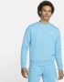 Nike Sportswear Club Herenshirt van sweatstof met ronde hals Blauw - Thumbnail 1
