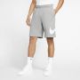 Nike Sportswear Club Graphic Shorts Sportshorts Kleding dk grey heather white white maat: XXL beschikbare maaten:XXL - Thumbnail 1
