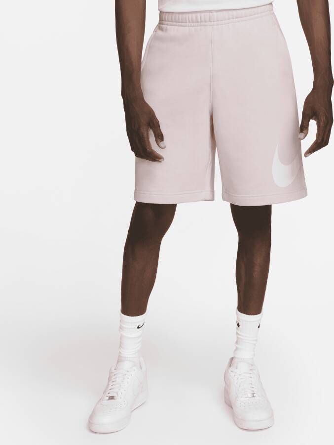 Nike Sportswear Club Herenshorts met graphic Roze