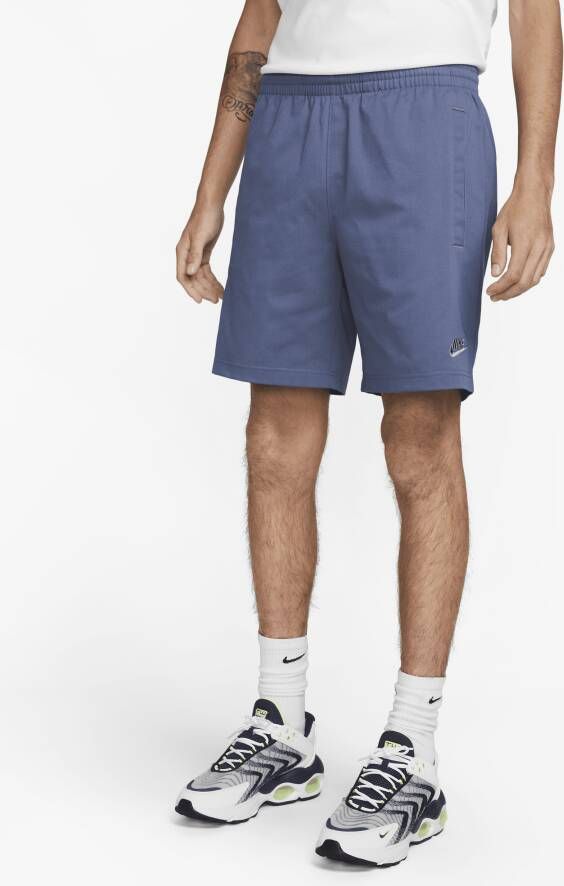 Nike Sportswear Club herenshorts van keperstof Blauw