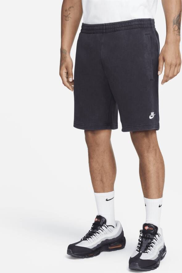 Nike Sportswear Club Herenshorts van sweatstof Zwart