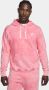 Nike Sportswear Club Wash Pullover Hoddie French Terry Hoodies Kleding pinksicle sail maat: L beschikbare maaten:M L XL - Thumbnail 1