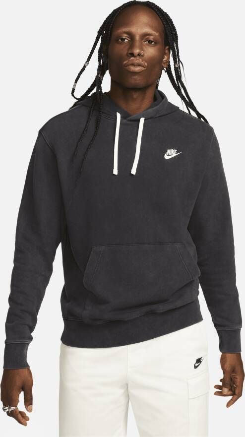 Nike Sportswear Club Hoodie van sweatstof voor heren Zwart