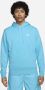 Nike Lichtgewicht Longsleeve Hoodie Blue Heren - Thumbnail 1