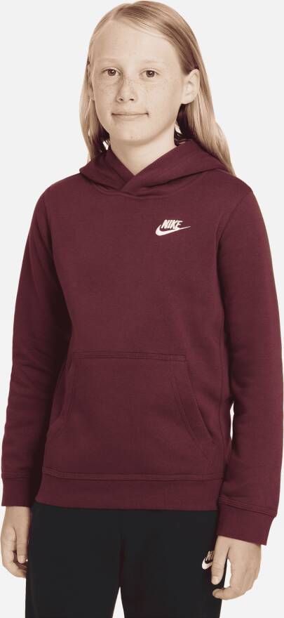 Nike Sportswear Club Hoodie voor kids Rood