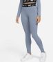 Nike Sportswear Club Legging met hoge taille voor dames Blauw - Thumbnail 1