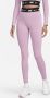 Nike Sportswear Club Legging met hoge taille voor dames Paars - Thumbnail 1