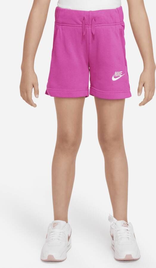 Nike Sportswear Club Meisjesshorts van sweatstof Roze