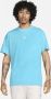 Nike Sportswear Club Wash Shortsleeve Tee T-shirts Kleding baltic blue sail maat: XS beschikbare maaten:XS S M L - Thumbnail 1