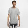 Nike Sportswear Club T-Shirt in Grijs Gray Unisex - Thumbnail 4