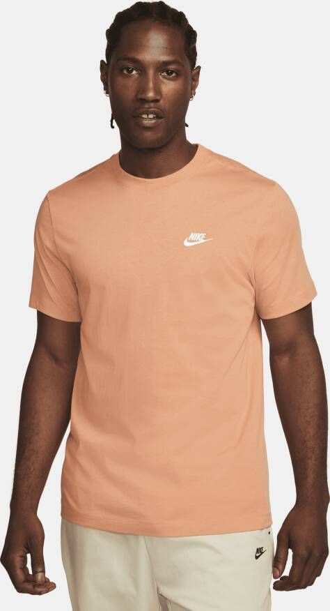 Nike Sportswear Club Oranje T-shirt Orange Heren