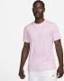 Nike Roze Sportswear Club T-Shirt Pink Unisex - Thumbnail 1