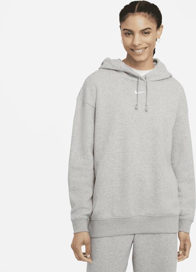Nike Sportswear Collection Essentials Oversized fleecehoodie Grijs