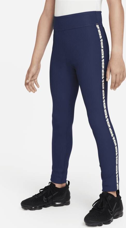Nike Sportswear Dri-FIT legging voor meisjes Blauw