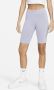 Nike Sportswear Essential bikeshorts met halfhoge taille voor dames (26 cm) Paars - Thumbnail 1