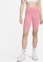 Nike Sportswear Essential bikeshorts met halfhoge taille voor dames (26 cm) Roze - Thumbnail 1