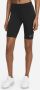 Nike Sportswear Essential bikeshorts met halfhoge taille voor dames (26 cm) Zwart - Thumbnail 3