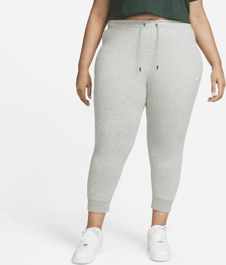 Nike Sportswear Essential Fleecebroek voor dames (Plus Size) Grijs
