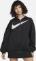 Nike Oversized luchtige jas met mesh voering Black Dames - Thumbnail 1
