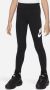 Nike Sportswear Essential legging met halfhoge taille voor meisjes Zwart - Thumbnail 1