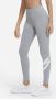 Nike Sportswear Essential Legging met hoge taille en logo voor dames Grijs - Thumbnail 2
