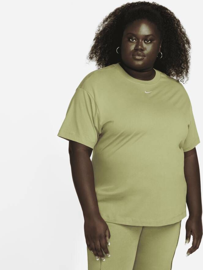 Nike Sportswear Essential Oversized damestop met korte mouwen (Plus Size) Groen