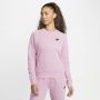 Nike Sportswear Essential Sweatshirt van fleece voor dames Paars - Thumbnail 1