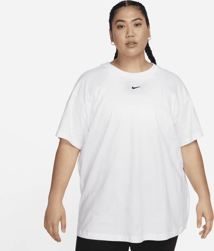 Nike Sportswear Essential T-shirt voor dames (Plus Size) Wit