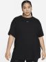 Nike Sportswear Essential T-shirt voor dames (Plus Size) Zwart - Thumbnail 1